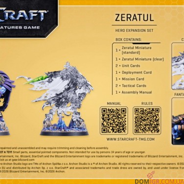 Zeratul Protoss Hero Expansion Set - StarCraft The Miniatures Game