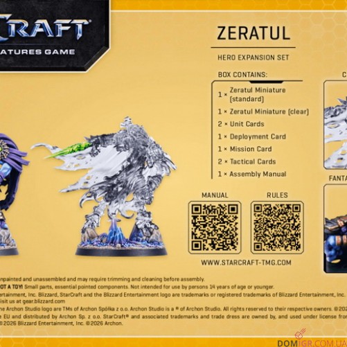 Zeratul Protoss Hero Expansion Set - StarCraft The Miniatures Game