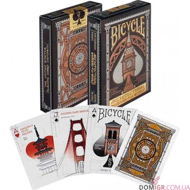 Купить Карты Bicycle Architectural Wonders of the World PREMIUM Карты Bicycle Architectural Wonders of the World PREMIUM