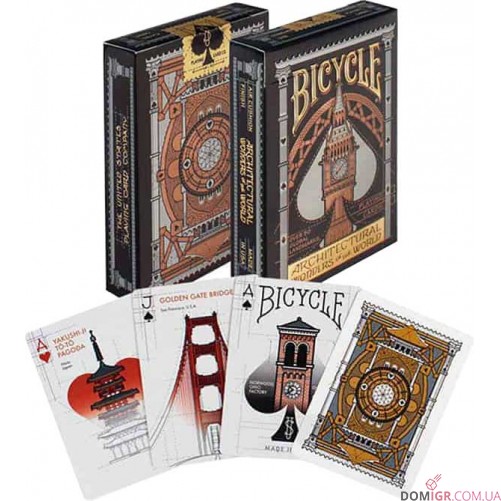 Карты Bicycle Architectural Wonders of the World PREMIUM