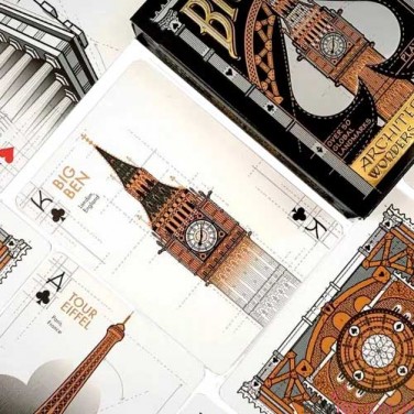 Купить Карты Bicycle Architectural Wonders of the World PREMIUM Карты Bicycle Architectural Wonders of the World PREMIUM