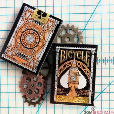 Купить Карты Bicycle Architectural Wonders of the World PREMIUM Карты Bicycle Architectural Wonders of the World PREMIUM