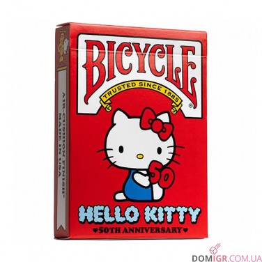 Купить Карты Bicycle Hello Kitty 50th Anniversary Карты Bicycle Hello Kitty 50th Anniversary