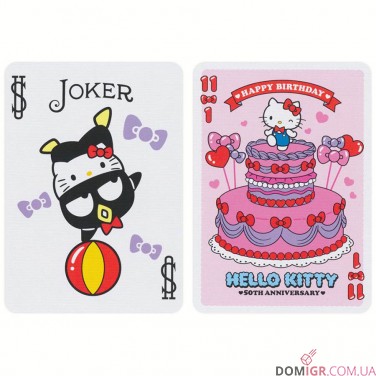 Купить Карты Bicycle Hello Kitty 50th Anniversary Карты Bicycle Hello Kitty 50th Anniversary