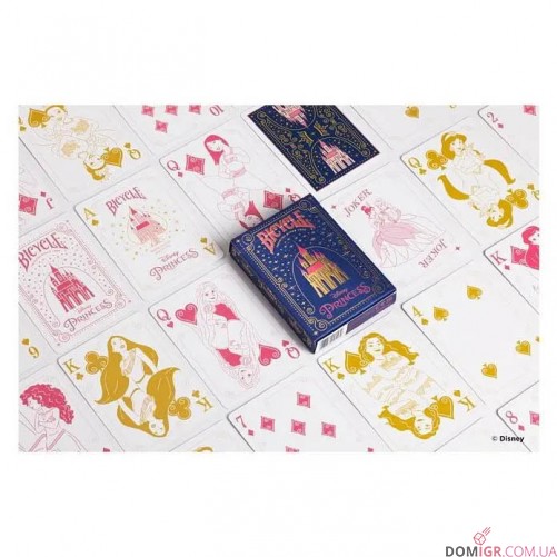 Карти Bicycle Disney Princess Inspired - Navy