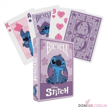 Карты Bicycle Disney Stitch Purple