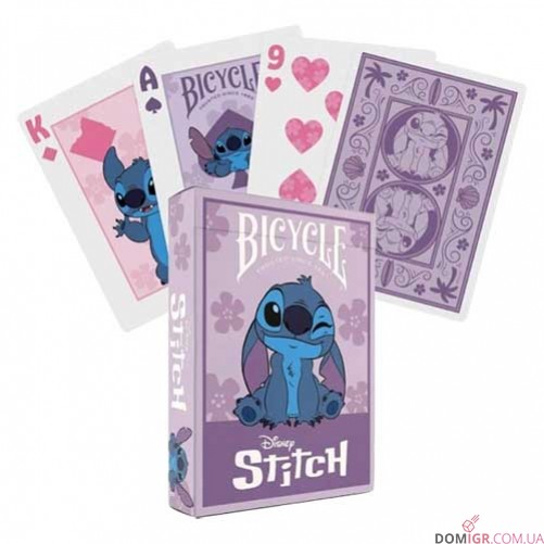Карты Bicycle Disney Stitch Purple