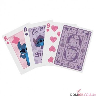 Карты Bicycle Disney Stitch Purple