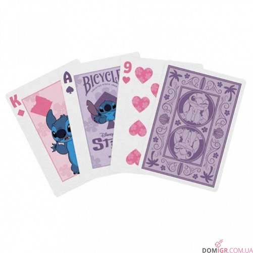 Карты Bicycle Disney Stitch Purple