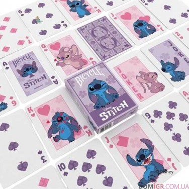 Карты Bicycle Disney Stitch Purple