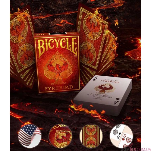 Карты Bicycle Fyrebird
