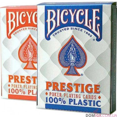 Купить Карты Bicycle Prestige 100% пластик Карты Bicycle Prestige 100% пластик