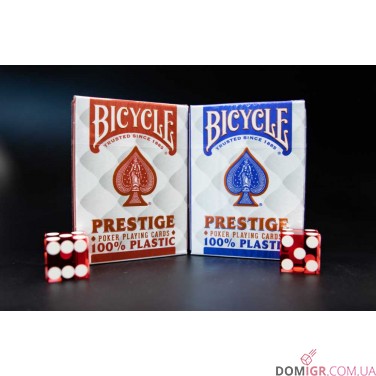 Купить Карты Bicycle Prestige 100% пластик Карты Bicycle Prestige 100% пластик