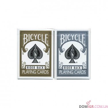 Купить Карты Bicycle Prestige Line Set 2 Decks Gold & Silver Карты Bicycle Prestige Line Set 2 Decks Gold & Silver
