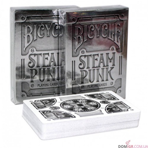 Карты Bicycle Steampunk Silver