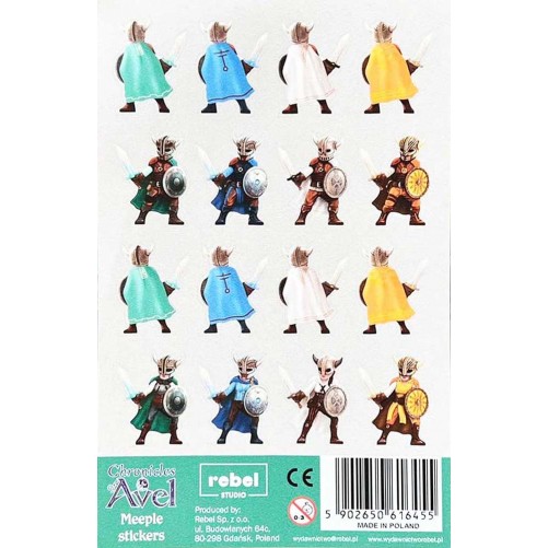 Chronicles of Avel: Meeple Stickers Promo