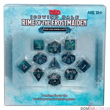 Купить D&D — Icewind Dale: Rime of the Frostmaiden Dice Set D&D — Icewind Dale: Rime of the Frostmaiden Dice Set