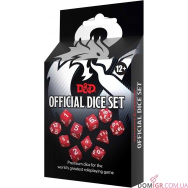 Купить Dungeons & Dragons — Official Dice Set Dungeons & Dragons — Official Dice Set