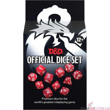 Купить Dungeons & Dragons — Official Dice Set Dungeons & Dragons — Official Dice Set