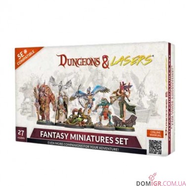 Dungeons & Lasers — Fantasy Miniatures Set