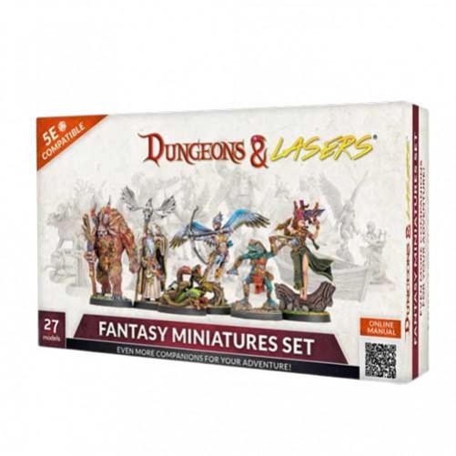 Dungeons & Lasers — Fantasy Miniatures Set
