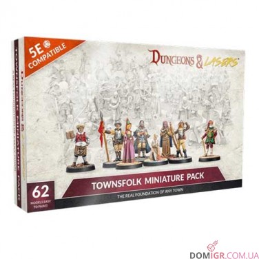 Dungeons & Lasers — Townsfolk Miniature Pack