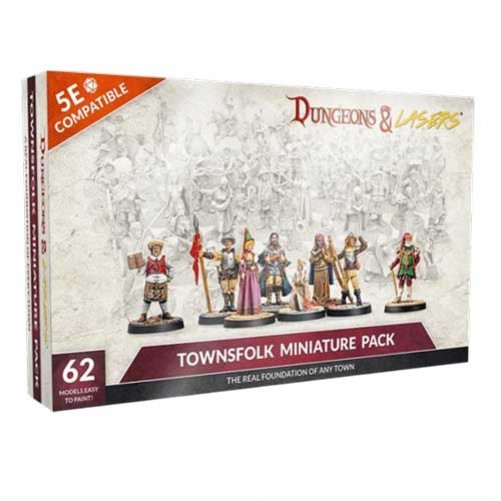 Dungeons & Lasers — Townsfolk Miniature Pack
