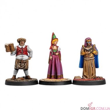Dungeons & Lasers — Townsfolk Miniature Pack