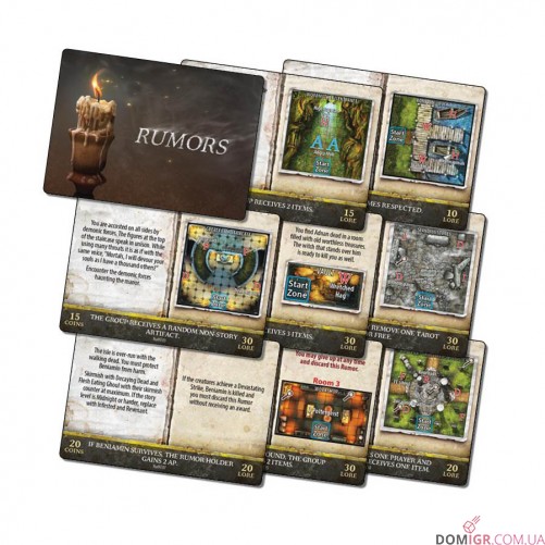 Folklore: The Affliction – Dark Tales Expansion (с картонными фигурками)