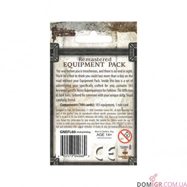 Купить Folklore: The Affliction – Remastered Equipment Card Pack Folklore: The Affliction – Remastered Equipment Card Pack