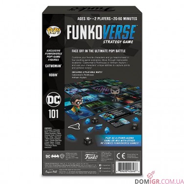 Funkoverse Strategy Game: DC Comics 101 2-Pack