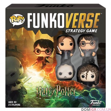 Funkoverse Strategy Game: Harry Potter 100 4-Pack