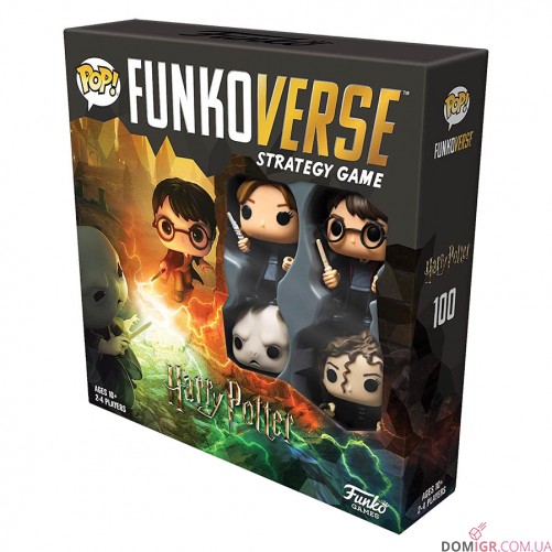 Funkoverse Strategy Game: Harry Potter 100 4-Pack