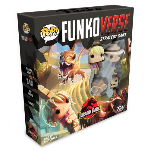 Funkoverse Strategy Game: Jurassic Park 100 4-Pack