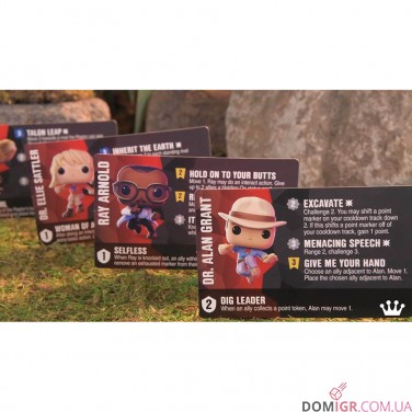 Funkoverse Strategy Game: Jurassic Park 100 4-Pack