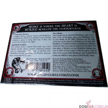 Gloom! Card Game 2nd Edition: Unhappy Homes