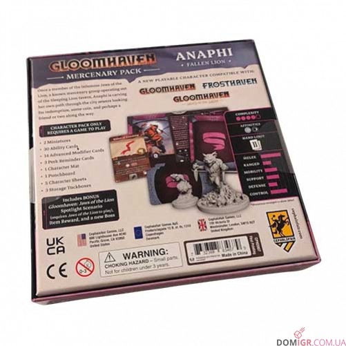 Gloomhaven: Mercenary Pack — Anaphi, Fallen Lion