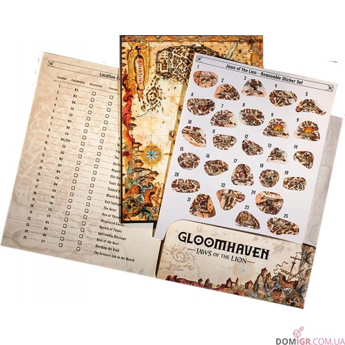 Темна гавань: Щелепи лева -  набір знімних наліпок