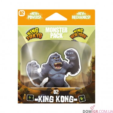 Купити King of Tokyo/New York: Monster Pack – King Kong King of Tokyo/New York: Monster Pack – King Kong