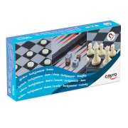 Магнітні шахи-шашки-нарди середні, поле 24x24 см - Cayro