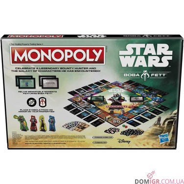 Купити Monopoly: Star Wars — Boba Fett Edition Monopoly: Star Wars — Boba Fett Edition