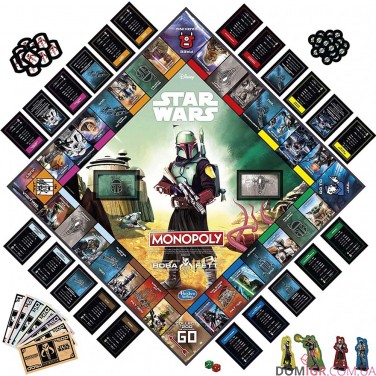 Купити Monopoly: Star Wars — Boba Fett Edition Monopoly: Star Wars — Boba Fett Edition