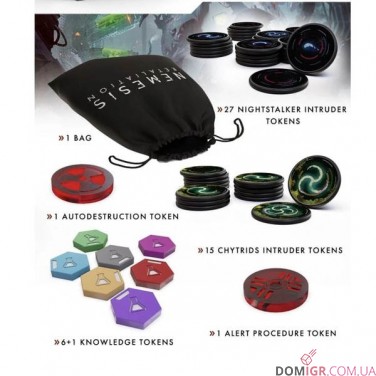 Купить Nemesis: Lockdown – Акриловые жетоны Nemesis: Lockdown – Акриловые жетоны