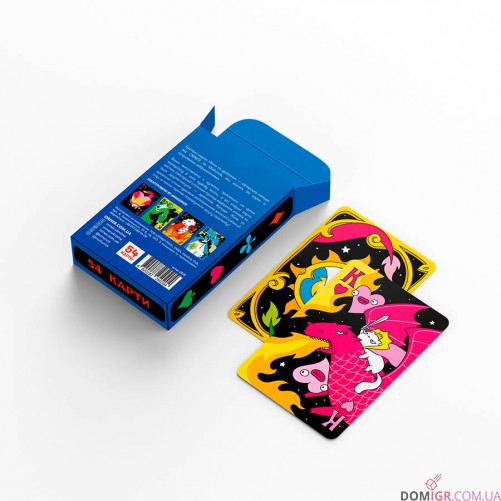 Игральные карты ORNER — Maliunok Коти та Дракони