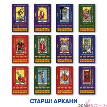 Карты таро ORNER — Навчальні Таро Райдера - Уейта