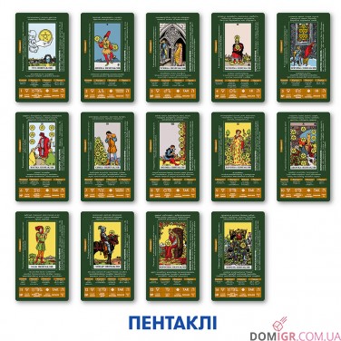 Карты таро ORNER — Навчальні Таро Райдера - Уейта
