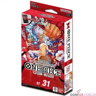 ST-31 Monkey. D. Luffy — Starter Deck — One Piece Card Game