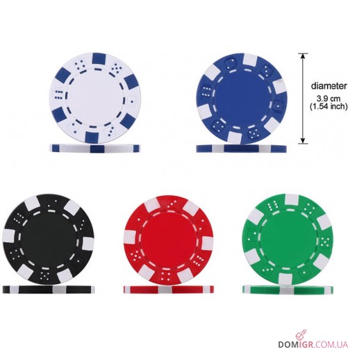 Покерний набір на 200 фішок - алюмінієвий кейс (фішки без номіналу)
