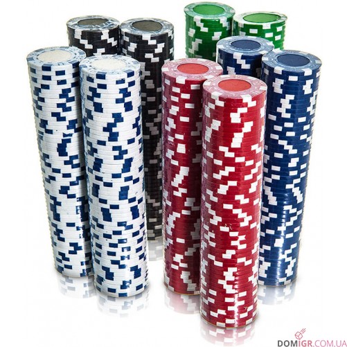Покерний набір на 500 фішок - алюмінієвий кейс