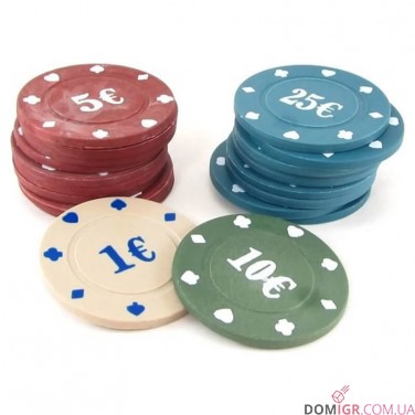 Покерный набор на 100 фишек - жестяная коробка